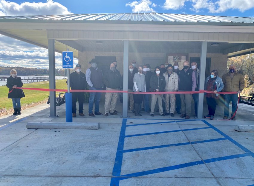 A ribbon-cutting was recently held for a new office at Neshoba County Lake.